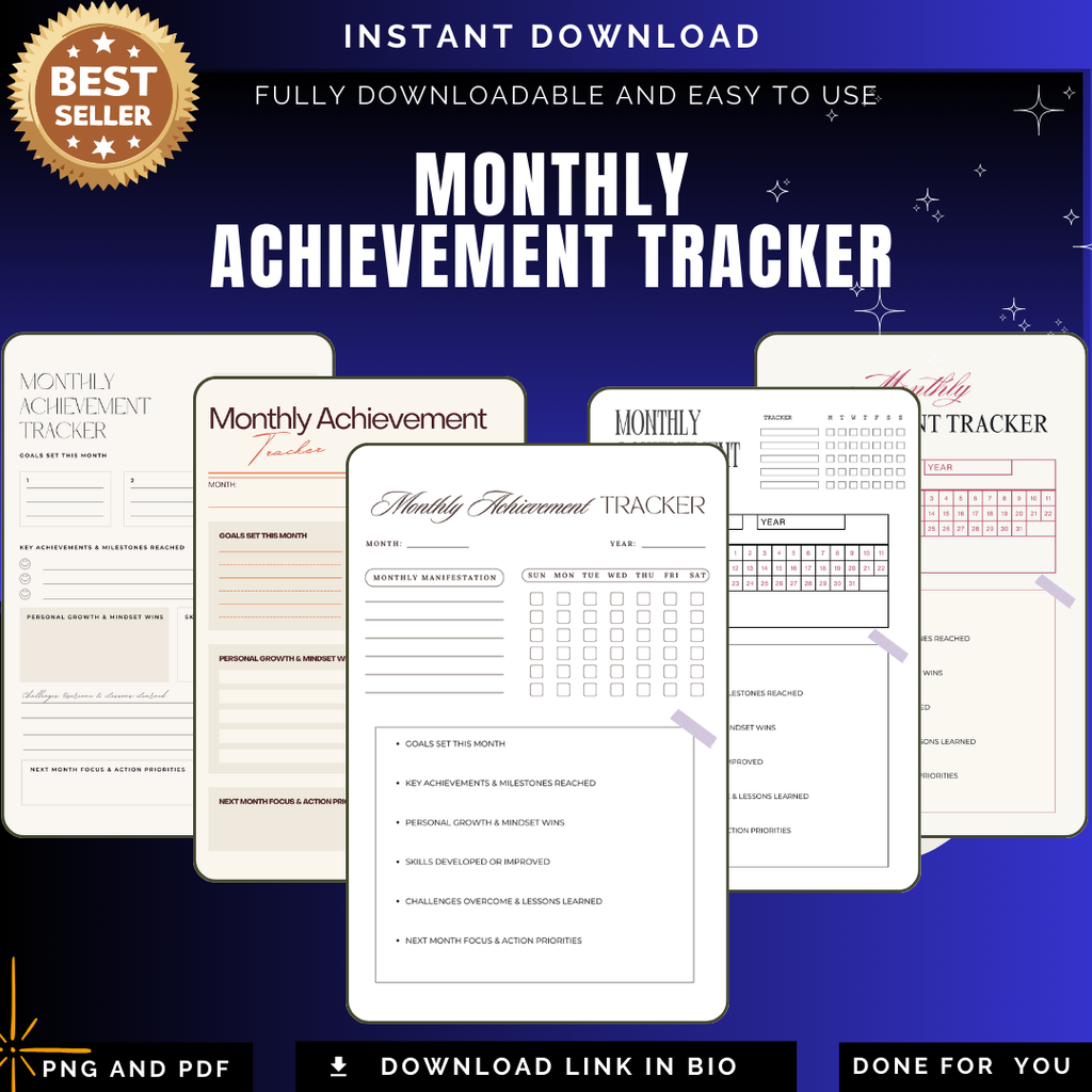 Accomplishment Monitor Workbook