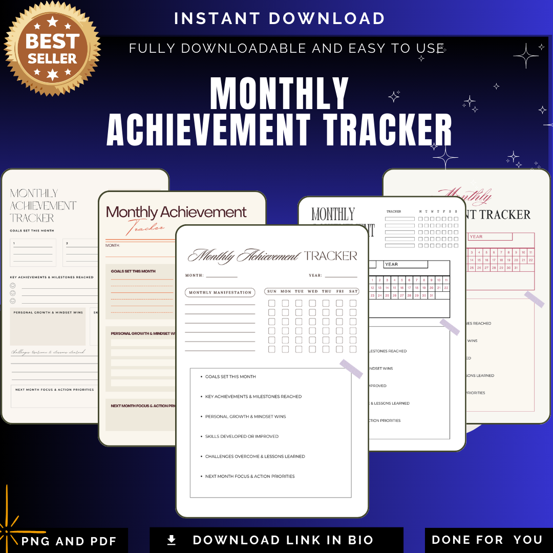Accomplishment Monitor Workbook