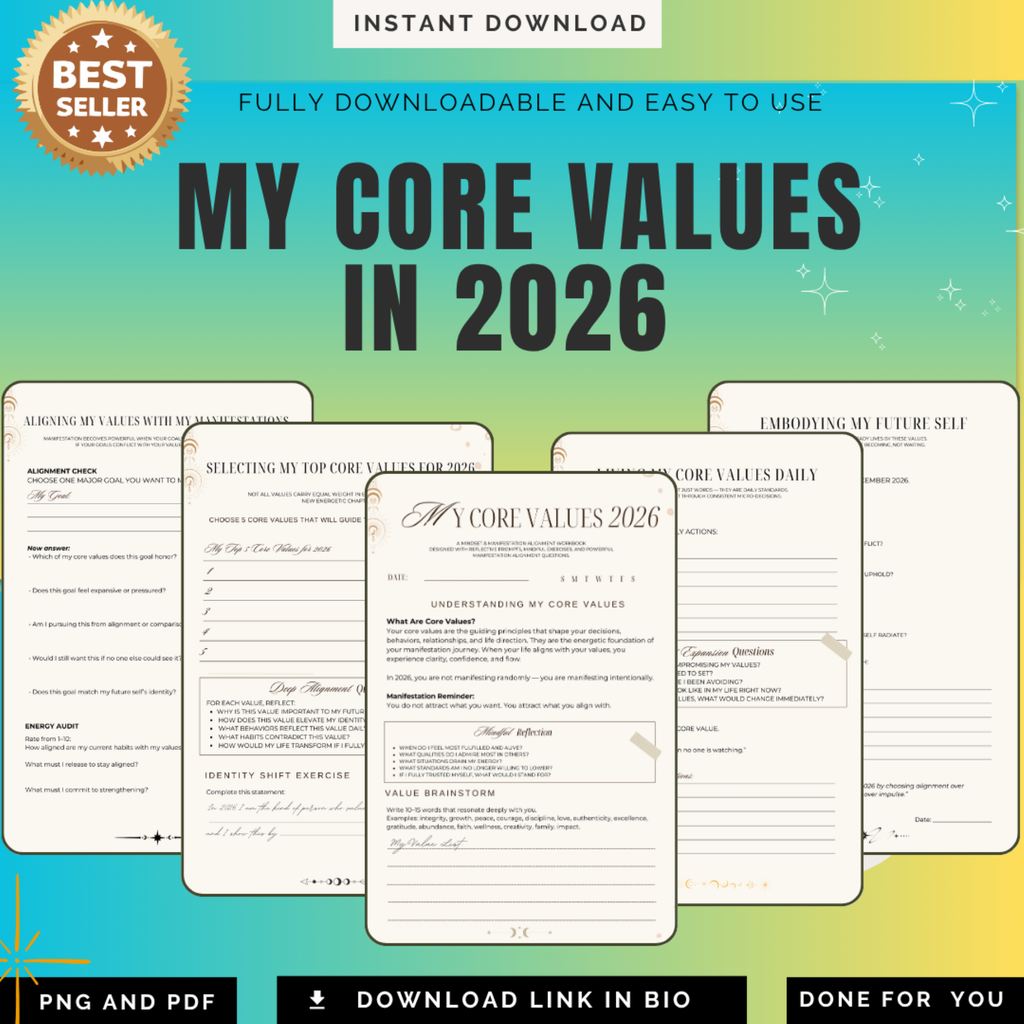 My Core Values Planner