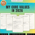 My Core Values Planner