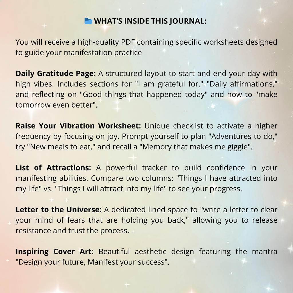 Law of Attraction Planner