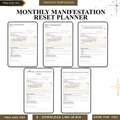 New Month Intention Planner
