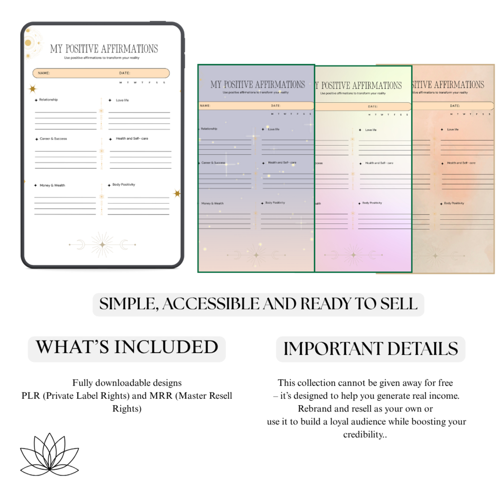 Positive Affirmations Journal