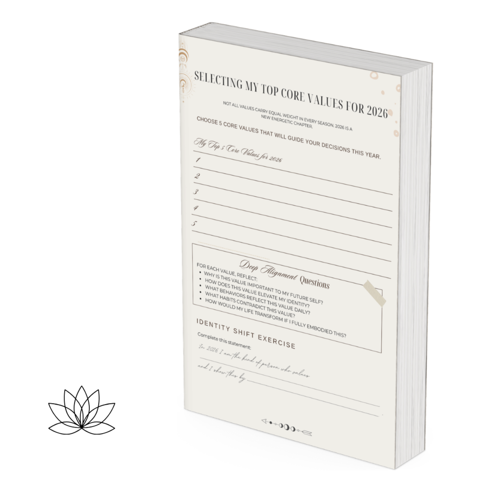 My Core Values Planner