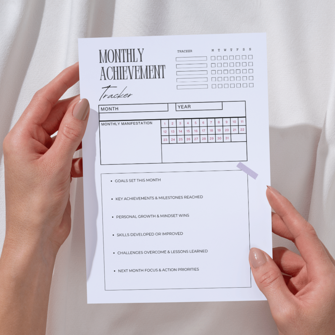 Accomplishment Monitor Workbook