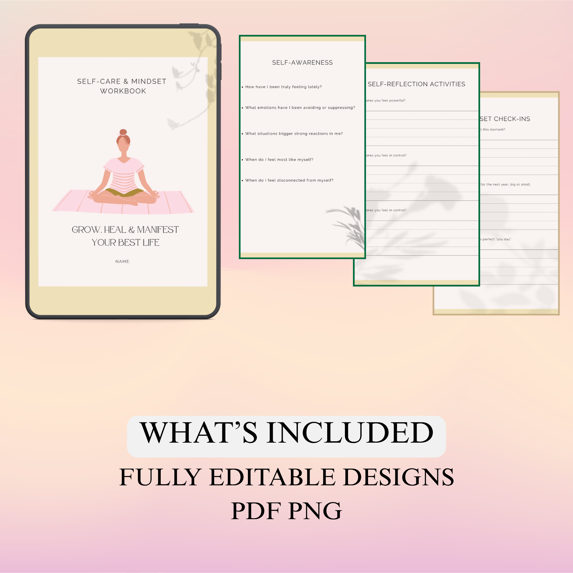Self-Care & Mindset Workbook