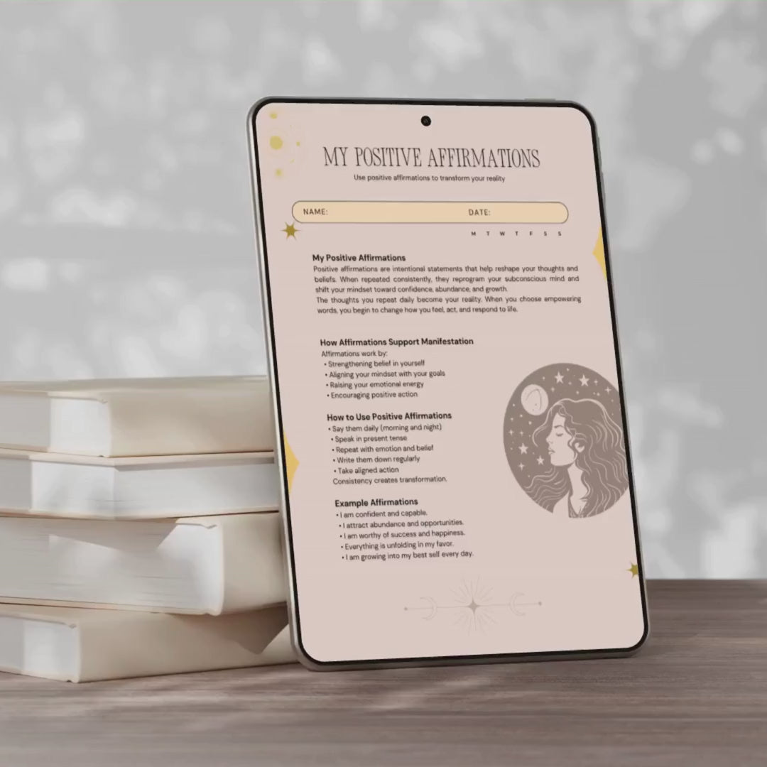 Positive Affirmations Journal